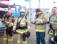 Пожарные учения в ТК "Меотида"