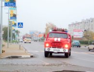 Пожарные учения в ТК "Меотида"