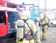 Пожарные учения в ТК "Меотида"