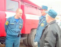 Пожарные учения в ТК "Меотида"