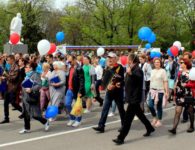 Первомайская демонстрация в Ейске