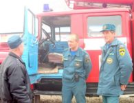 Пожарные учения в ТК "Меотида"
