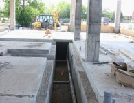 Глава Ейского района проверил ход строительства здания врача общей практики в пос. Краснофлотском