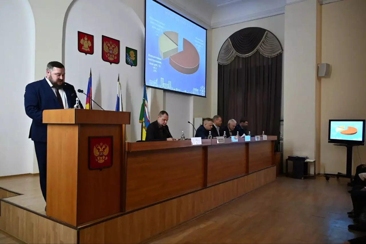 Глава Ейска Денис Квитовский отчитался о работе за 2025 год
