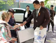 Ейских ветеранов Великой Отечественной войны поздравили с наступающим Днём Победы