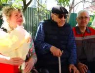 Ейских ветеранов Великой Отечественной войны поздравили с наступающим Днём Победы