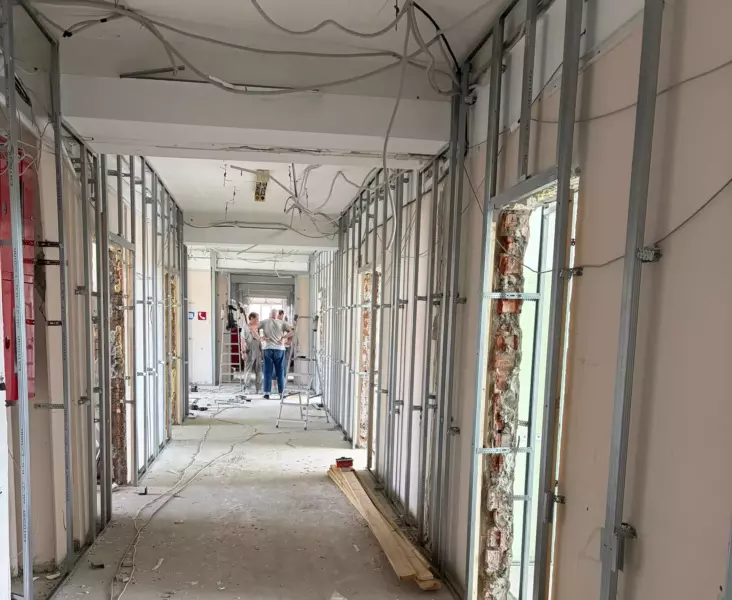 В Ейской ЦРБ начался капитальный ремонт отделения реабилитации
