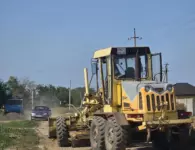 В селе Александровка завершили ремонт дорог