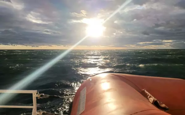 Ейские студенты проходят морскую практику на «Крузенштерне»