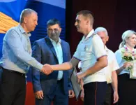 В Ейском районе поздравили сотрудников патрульно-постовой службы полиции