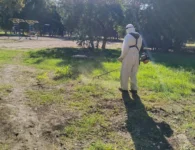 В Ейске продолжают убирать стихийные свалки и косить сорную растительность