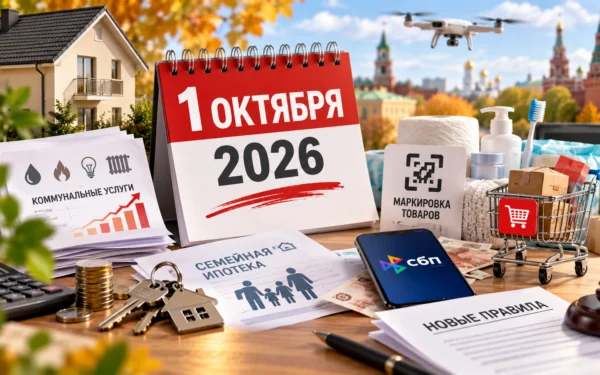 Что изменится в жизни россиян с 1 октября 2026 года